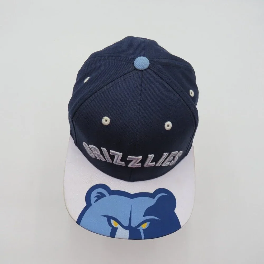 Adidas Hat Youth Memphis Grizzlies‎ Snapback Cap Embroidered Spellout Bear Bill